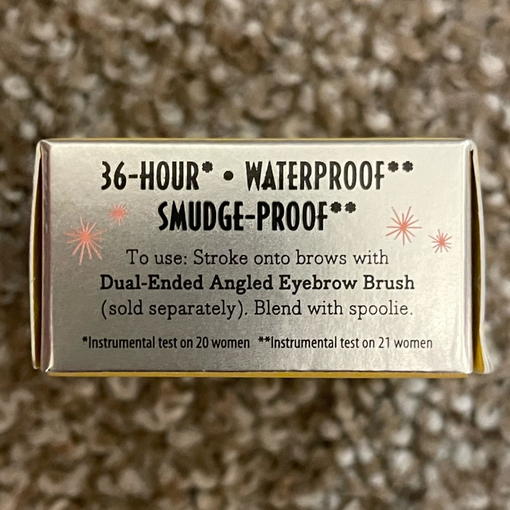 Benefit POWmade Brow Pomade in Yellow Box Color 4.5 Neutral Deep Brown - Picture 2 of 4